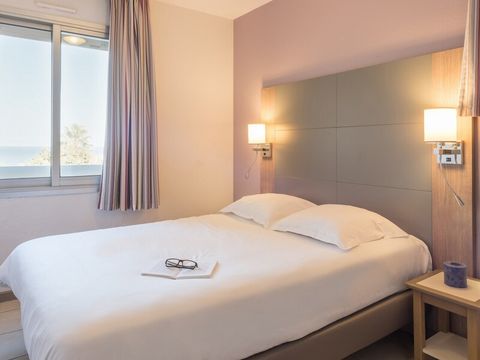 APPARTEMENT 6 personnes - 1 CHAMBRE + 1 COIN NUIT - VUE MER - CLIMATISATION