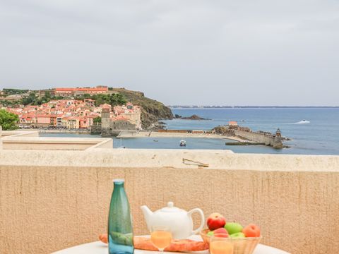 STUDIO 4 personnes - 1 alcôve de couchage - Terrasse ou balcon - Vue sur la mer
