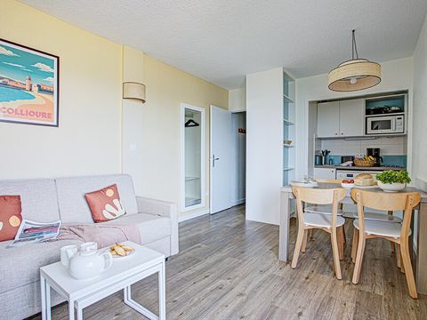 STUDIO 4 personnes - 1 alcôve de couchage - Terrasse ou balcon - Vue sur la mer