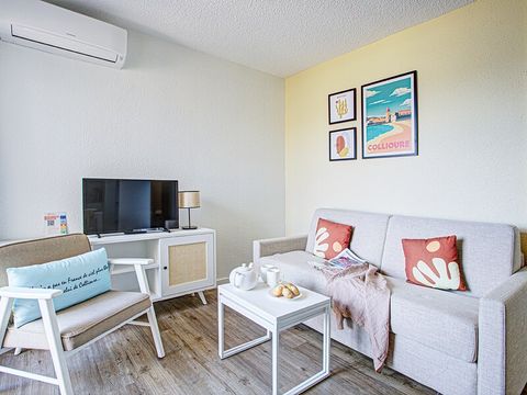 STUDIO 4 personnes - 1 alcôve de couchage - Terrasse ou balcon - Vue sur la mer