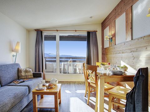 Studio 4 personnes - 1 coin - Nuit - Vue montagne dégagée