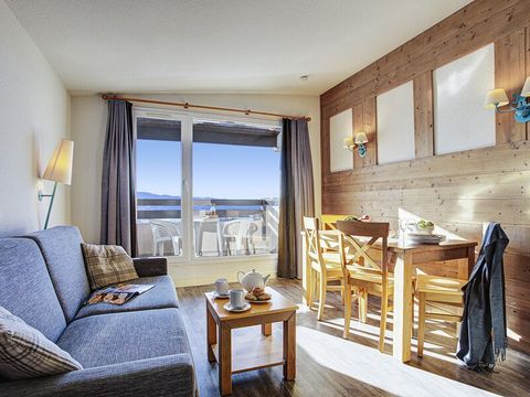 Studio 4 personnes - 1 coin - Nuit - Vue montagne dégagée
