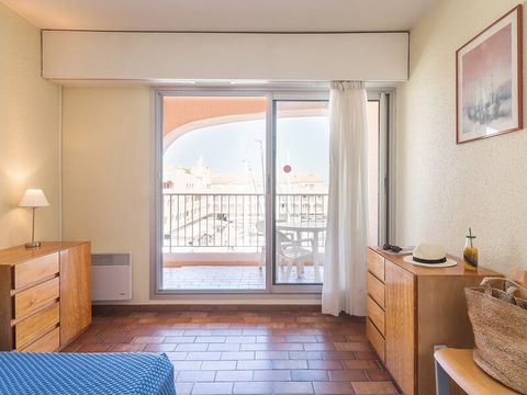 Appartement 6 personnes - 1 chambre - 1 coin - Nuit - Vue port