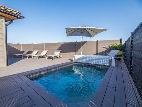 VILLA 4 personnes - 2 CHAMBRES-CLIMATISÉ-PISCINE PRIVÉE 4M-TERRASSE SPACIEUSE