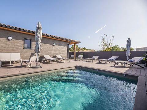 VILLA 6 personnes - 3 CHAMBRES-CLIMATISÉ-PISCINE PRIVÉE 7M-TERRASSE SPACIEUSE