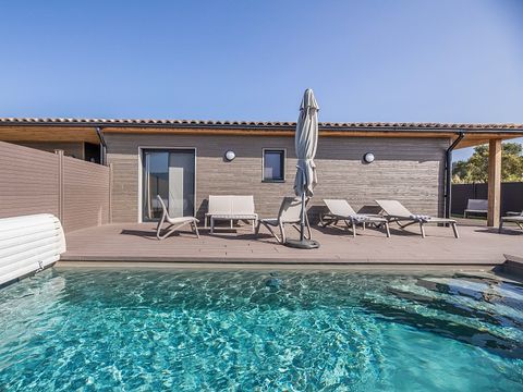 VILLA 6 personnes - 3 CHAMBRES-CLIMATISÉ-PISCINE PRIVÉE 7M-TERRASSE SPACIEUSE