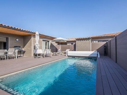 VILLA 6 personnes - 3 CHAMBRES-CLIMATISÉ-PISCINE PRIVÉE 7M-TERRASSE SPACIEUSE