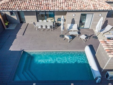 VILLA 6 personnes - 3 CHAMBRES-CLIMATISÉ-PISCINE PRIVÉE 7M-TERRASSE SPACIEUSE