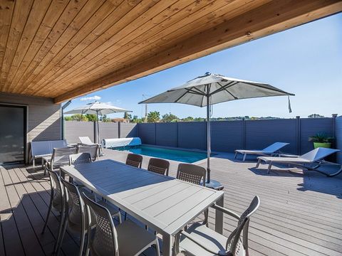 VILLA 8 personnes - 4 CHAMBRES-CLIMATISÉ-PISCINE PRIVÉE 7M-TERRASSE SPACIEUSE