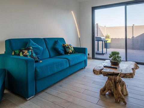 VILLA 4 personnes - 2 CHAMBRES-CLIMATISÉ-PISCINE PRIVÉE 4M-TERRASSE SPACIEUSE