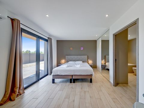 VILLA 6 personnes - 3 CHAMBRES-CLIMATISÉ-PISCINE PRIVÉE 7M-TERRASSE SPACIEUSE