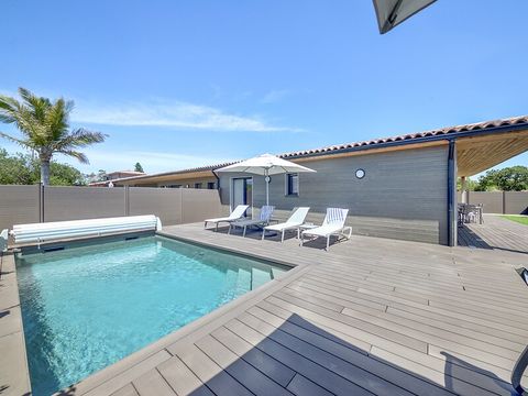 VILLA 6 personnes - 3 CHAMBRES-CLIMATISÉ-PISCINE PRIVÉE 7M-TERRASSE SPACIEUSE