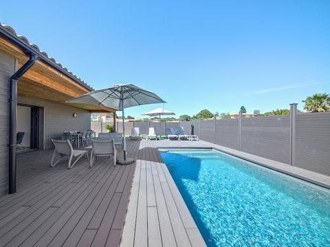 VILLA 8 personnes - 4 CHAMBRES-CLIMATISÉ-PISCINE PRIVÉE 7M-TERRASSE SPACIEUSE