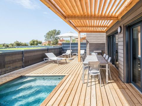 MAISON 8 personnes - 4 chambres - Climatisation - Piscine privée de 4m - Terrasse