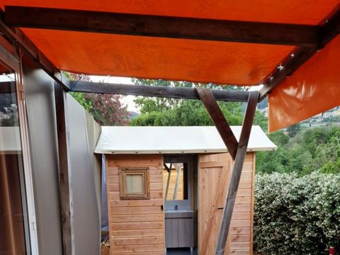 TENTE TOILE ET BOIS 4 personnes - Glam