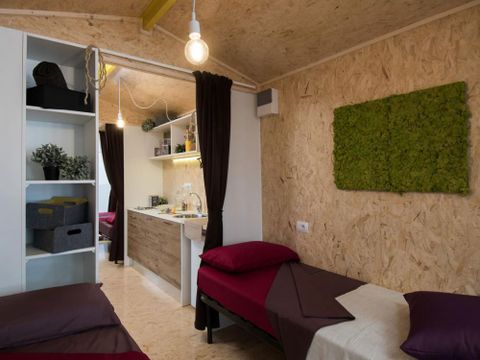 TENTE TOILE ET BOIS 4 personnes - Glam