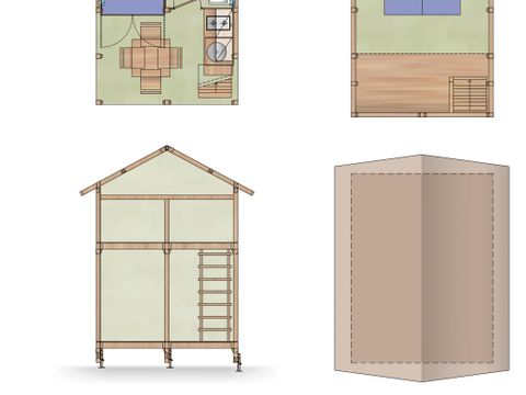 HÉBERGEMENT INSOLITE 4 personnes - Air Lodge