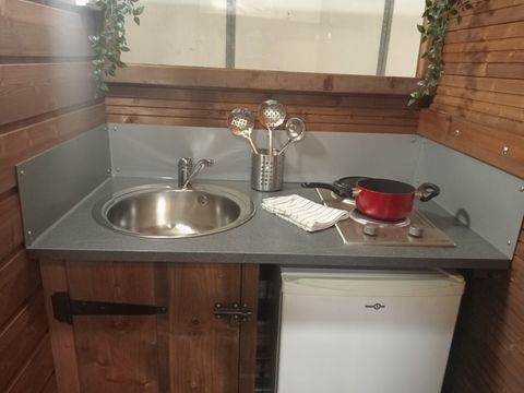 TENTE TOILE ET BOIS 5 personnes - Safari Lodge