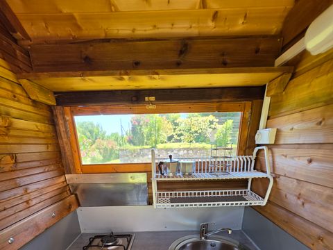 TENTE TOILE ET BOIS 4 personnes - Safari Lodge