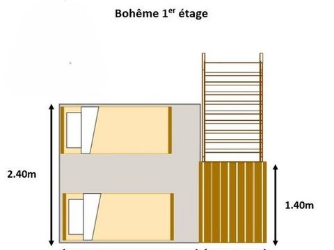TENTE TOILE ET BOIS 3 personnes - Bohéme Lodge