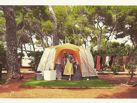 TENTE TOILE ET BOIS 2 personnes - Nomade