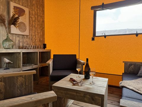 Hébergement 5 personnes - Tente Safari Lodge (40 m² - 2 ch.)