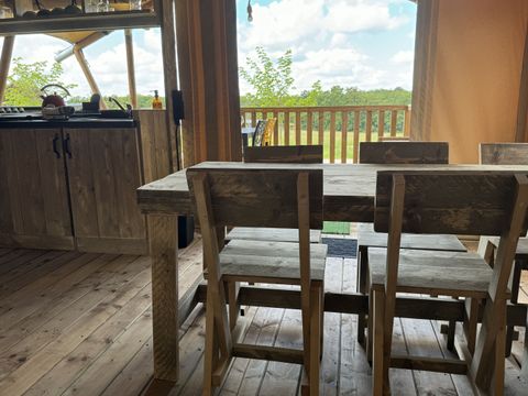 Hébergement 5 personnes - Tente Safari Lodge (40 m² - 2 ch.)