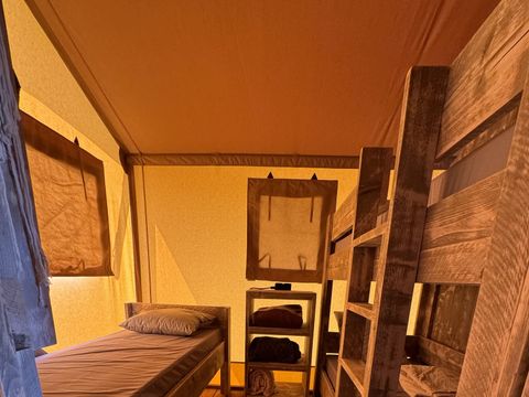 Hébergement 5 personnes - Tente Safari Lodge (40 m² - 2 ch.)