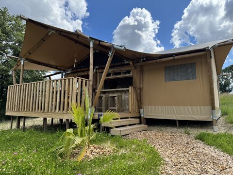Hébergement 5 personnes - Tente Safari Lodge (40 m² - 2 ch.)