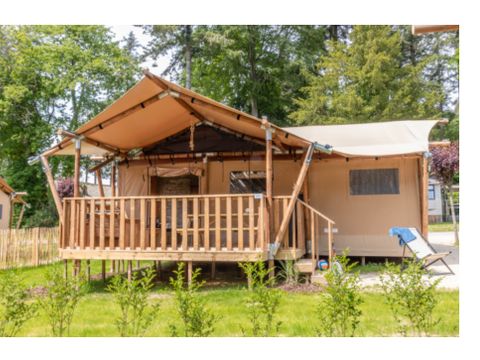 Hébergement 5 personnes - Tente Safari Lodge (40 m² - 2 ch.)