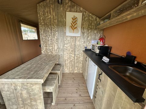 Hébergement 4 personnes - Tente Safari Lodge (21 m2 - 2 ch.)