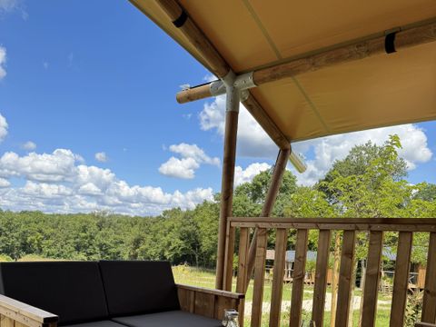 Hébergement 7 personnes - Tente Safari Lodge (38 m² - 3 ch.)