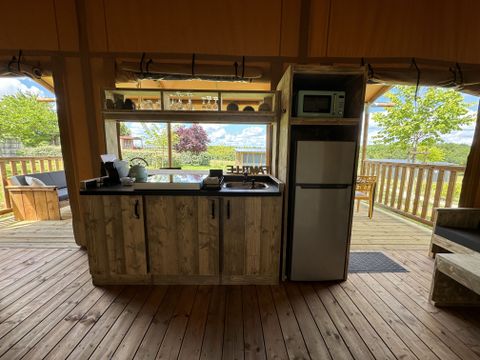 HÉBERGEMENT INSOLITE 5 personnes - Tente Safari Lodge (34 m2 - 2 ch.)