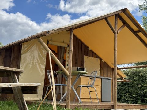 Hébergement 4 personnes - Cabane du campeur (10 m² - 1 ch.)