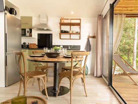 CHALET 5 personnes - Lodge 2 chambres et Spa - Rustique