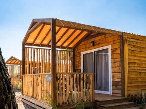 LODGE 4 personnes - Lodge Ethnique 1 chambre + canapé convertible séjour