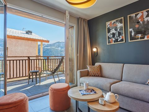 Appartement 6 personnes - 3 pièces - Vue montagne - Env. 42 m²