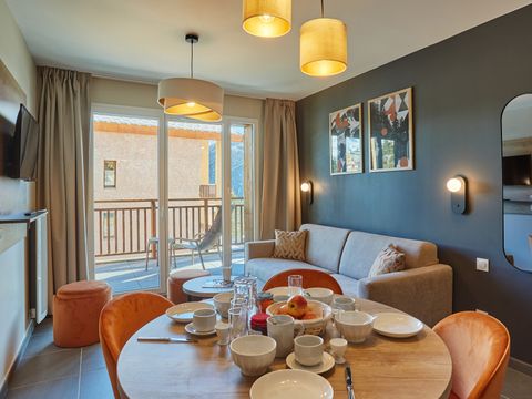 Appartement 8 personnes - 4 pièces - Vue montagne - Env. 57 m²