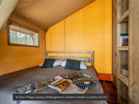 TENTE TOILE ET BOIS 5 personnes - Tente Lodge Insolite 2ch