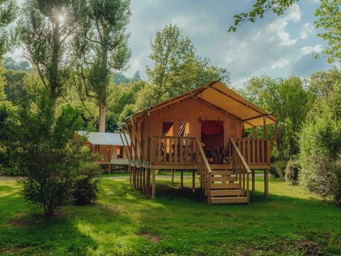TENTE TOILE ET BOIS 5 personnes - Tente Lodge Insolite 2ch