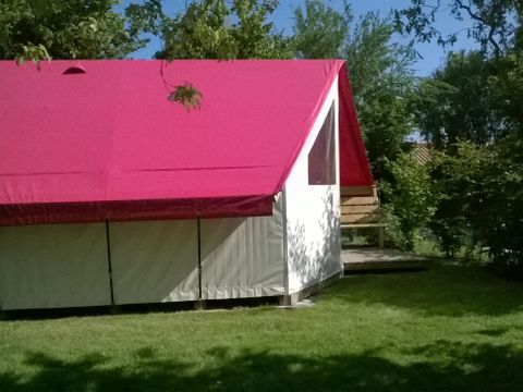 TENTE TOILE ET BOIS 5 personnes - Tente Sahari 2 ch 21m2 TENTE TOILE ET BOIS 5 personnes - Tente Sahari 2 ch 21m2