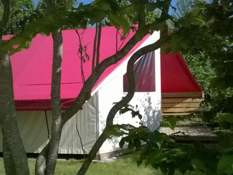 TENTE TOILE ET BOIS 5 personnes - TENTE SAHARI 2 CH 5 pers 1/5 pers