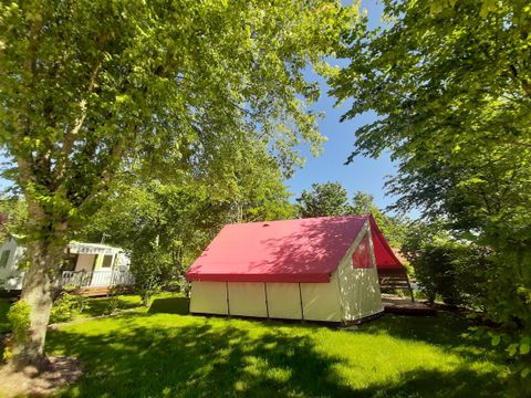 TENTE TOILE ET BOIS 5 personnes - Tente Sahari 2 ch 21m2 TENTE TOILE ET BOIS 5 personnes - Tente Sahari 2 ch 21m2