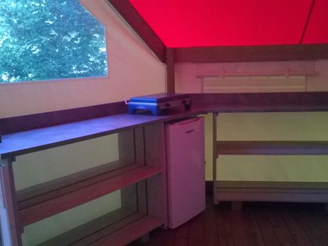 TENTE TOILE ET BOIS 5 personnes - TENTE SAHARI 2 CH 5 pers 1/5 pers