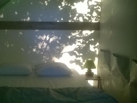 TENTE TOILE ET BOIS 4 personnes - TENTE SAHARI 2 CH 4 pers 1/4 pers