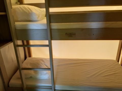Tente en toile et en bois 4 personnes - TENTE SAHARI 2 CH 4 pers 1/4 pers