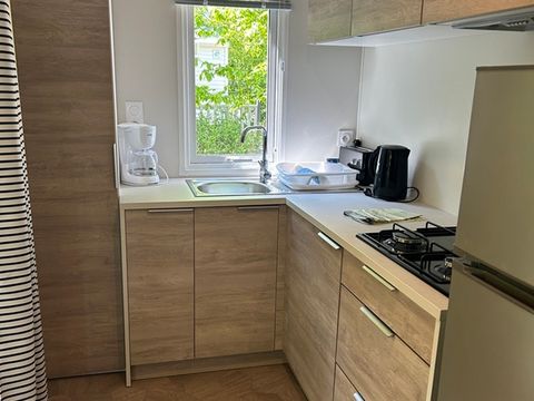 MOBILHOME 4 personnes - 1 chambre PREMIUM 2 pers (+2 possibles en lit d'appoint)