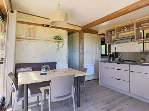 MOBILHOME 5 personnes - Cottage Séouvo 3 Pièces 5 Personnes Climatisé + TV + Jacuzzi