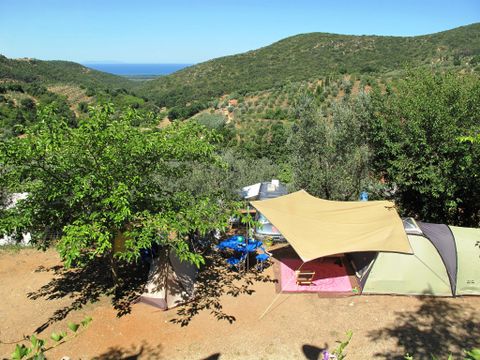 Emplacement - Emplacement Grand: voiture ou moto + tente/caravane ou camping-car + électricité