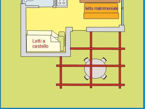 STUDIO 2 personnes - Bungalow une pièce